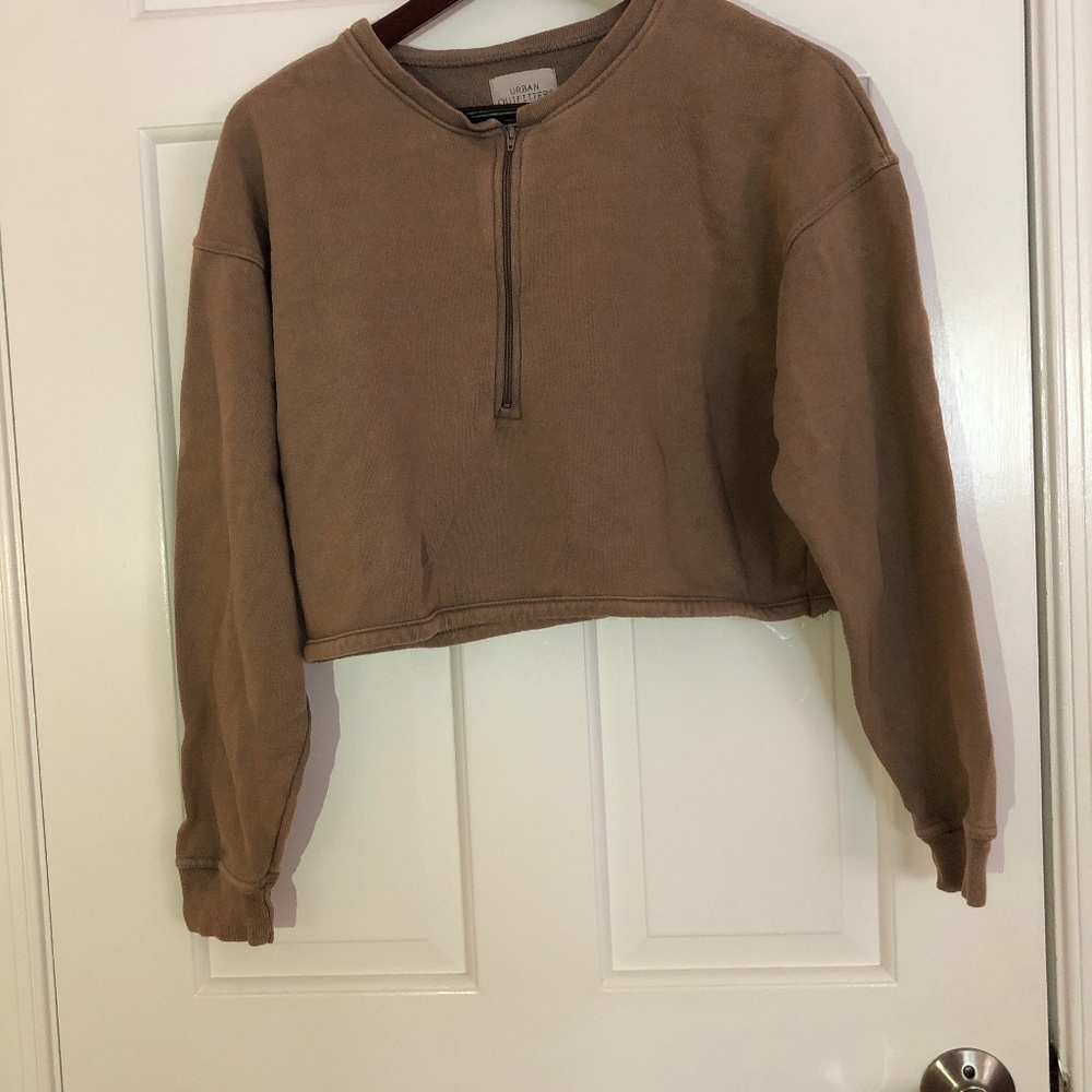 Cropped Quarter Zip